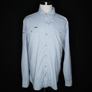 Men’s Poncho Slim Fit Magnetic Pocket Casual Shirt Sz XXL